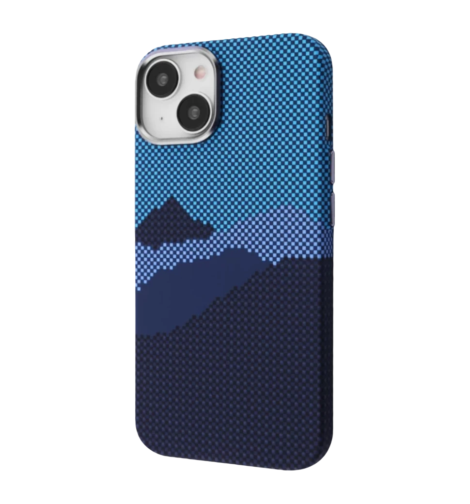 Чохол WAVE Gleam Case with Magnetic Ring iPhone 13 (blue mountain)