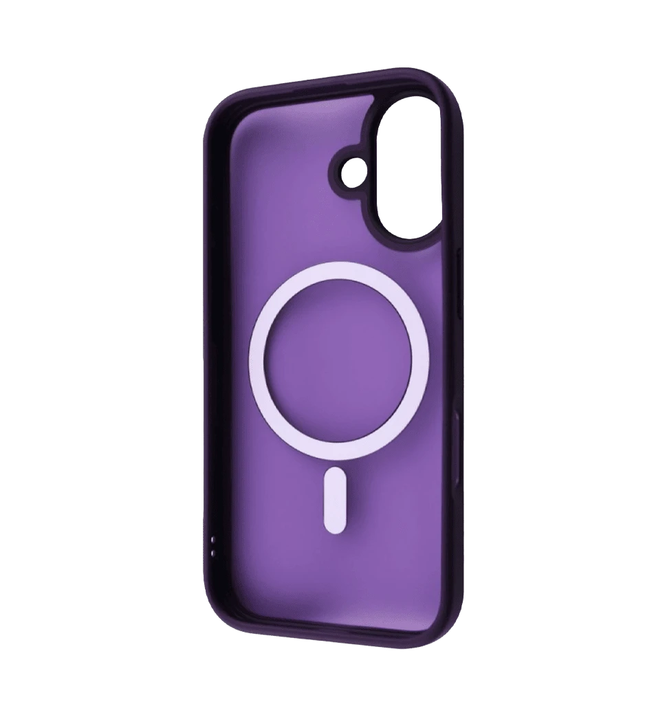 Чохол WAVE Matte Insane Case with Magnetic Ring iPhone 17 (deep purple)