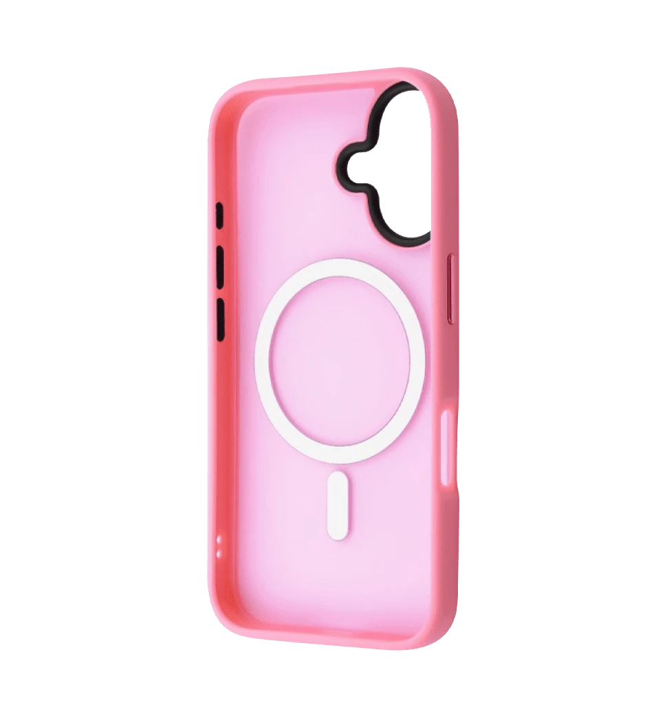 Чехол WAVE Matte Insane Case with Magnetic Ring iPhone 17 (pink)