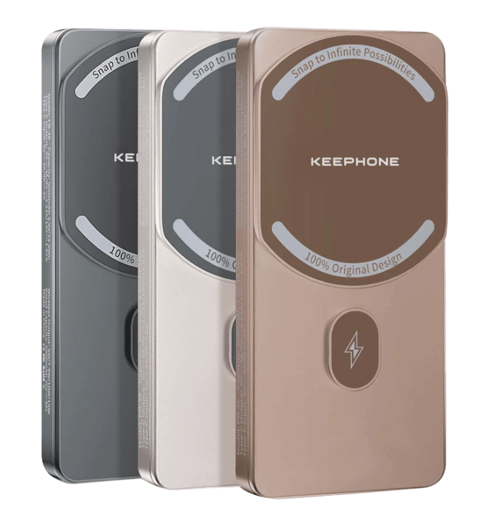 Додаткова батарея Keephone MagCube 5000mAhTitanium (KPMAGPB-36TM)