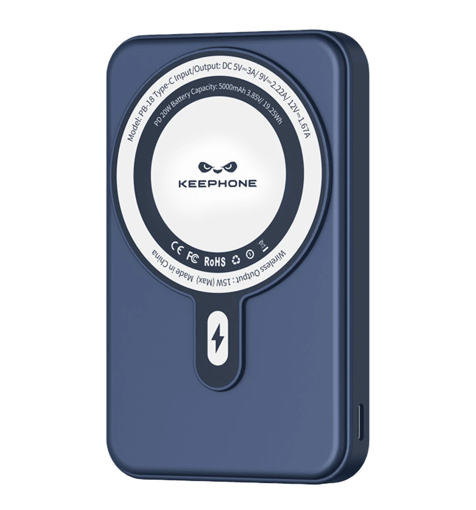 Додаткова батарея Keephone Snap Stand, 5000mAh blue (KPSNPOPB-18BL)