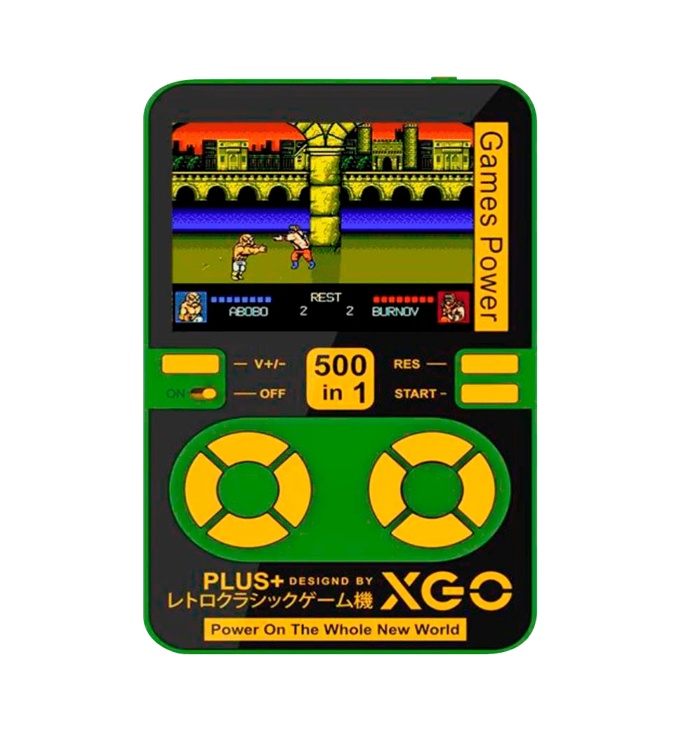 Доп батарея XGO 5000 мА/h з вбудованою ігровою консолю 500 в1 Чорна