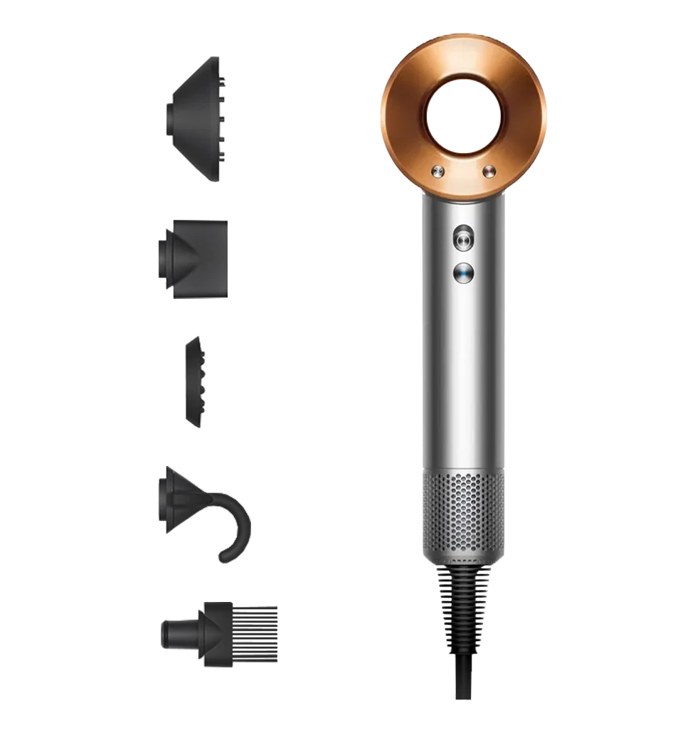Фен Dyson Supersonic HD07 (Nickel/Copper (389922-01) Б/У