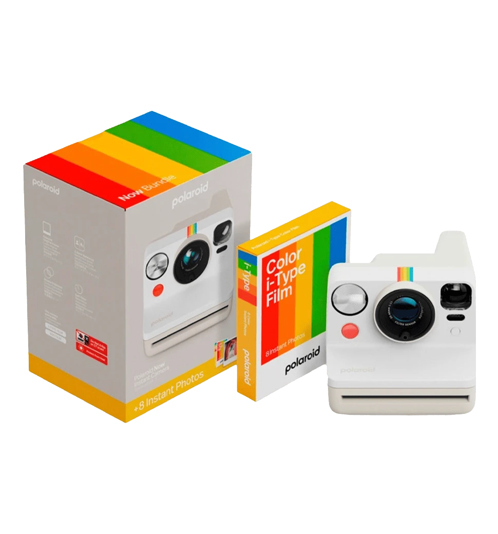 Фотокамера мгновенной печати Polaroid Now Gen 3 E-box Pebble White (6561)