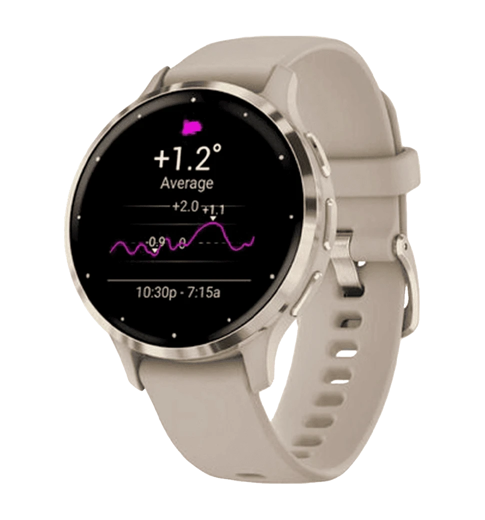 Garmin Venu 3S Soft Gold S. Steel Bezel with Ivory Case and S. Band (010-02785-04/54) БУ