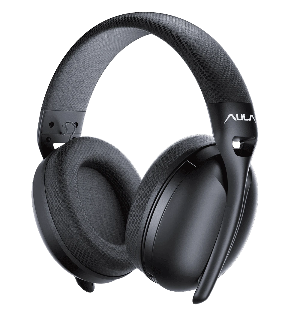 Гарнитура беспроводная  AULA S6 wireless headset - 3 in 1, wired, 2.4G wireless, Bluetooth black