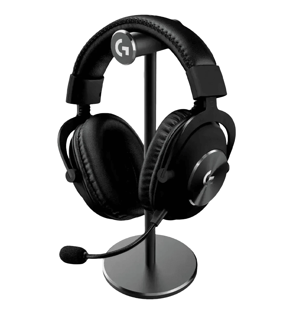 Гарнитура LOGITECH G Pro X USB black с подставкой для наушников (991-000358)