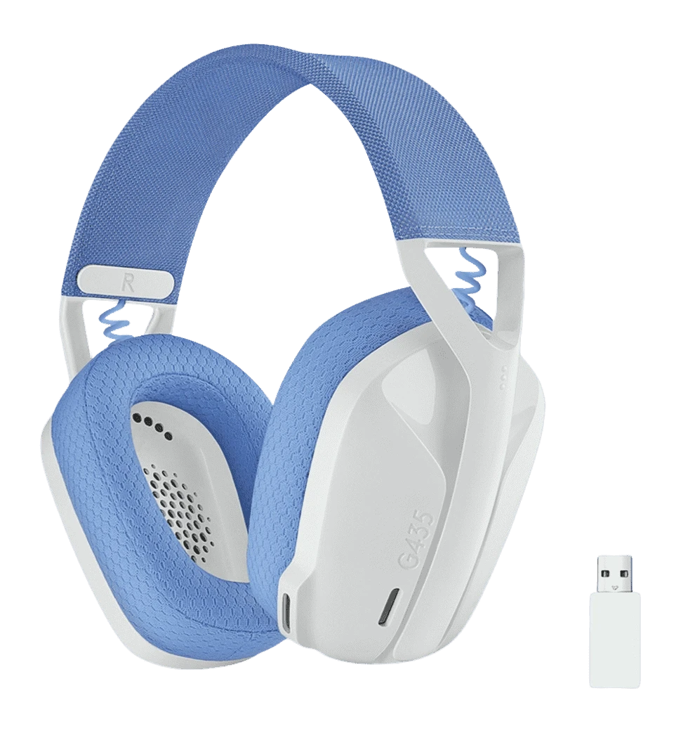 Гарнитура LOGITECH G435 LIGHTSPEED Wireless Gaming - WHITE (981-001074)