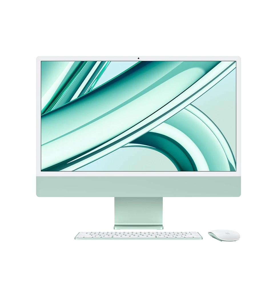 iMac 24" Retina 4,5K/M3/8GB/8CPU/8GPU/256GB SSD/Green 2023 (MQRA3)