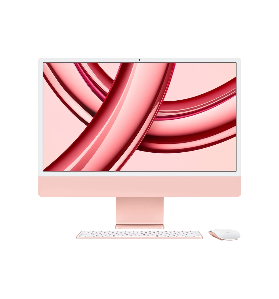 iMac 24" Retina 4,5K/M3/8GB/8CPU/8GPU/256GB SSD/Pink 2023 (MQRD3UA/A)
