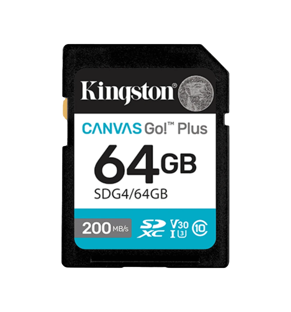 Карта пам'яті 64GB SDXC Canvas Go Plus Gen4 200MB/ s C10 UHS-I U3 V30 SDG4/64GB