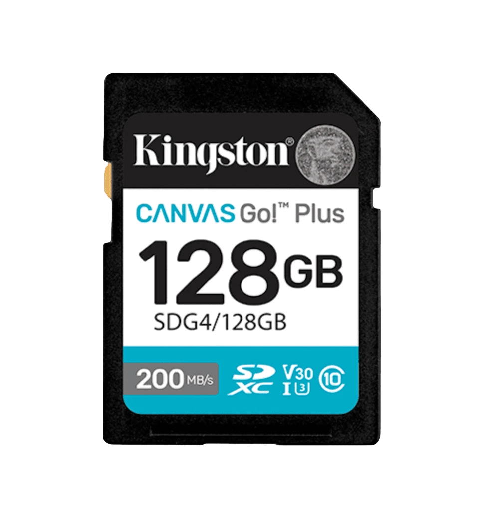 Карта пам'яті Kingston 128 GB SDXC Canvas Go! Plus UHS-I U3 V30 Class 10 (SDG4/128GB)