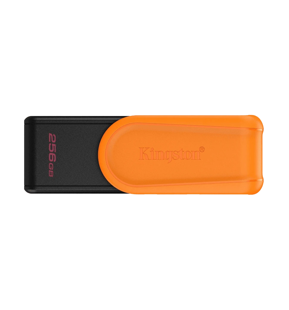 Kingston  256GB Portable USB 3.2 Gen 1 DataTraveler Exodia S (Black/Orange)