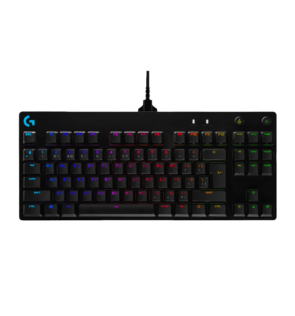 Клавіатура LOGITECH G PRO TKL Corded Mechanical Gaming Keyboard - Black (920-009392)