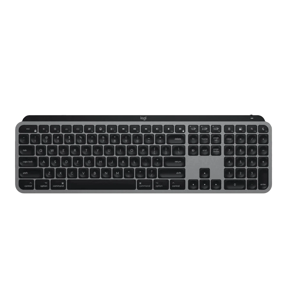 Клавіатура LOGITECH MX Keys S for Mac Wireless Keyboard - SPACE GREY (920-011637)