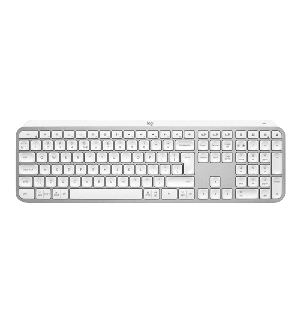 Клавіатура LOGITECH MX Keys S Wireless Keyboard - PALE GREY (920-011588)  