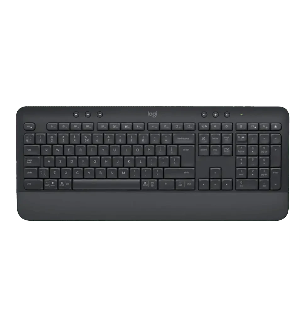 Бездротова клавіатура LOGITECH K250 - GRAPHITE - UKR - 2.4GHZ/BT
