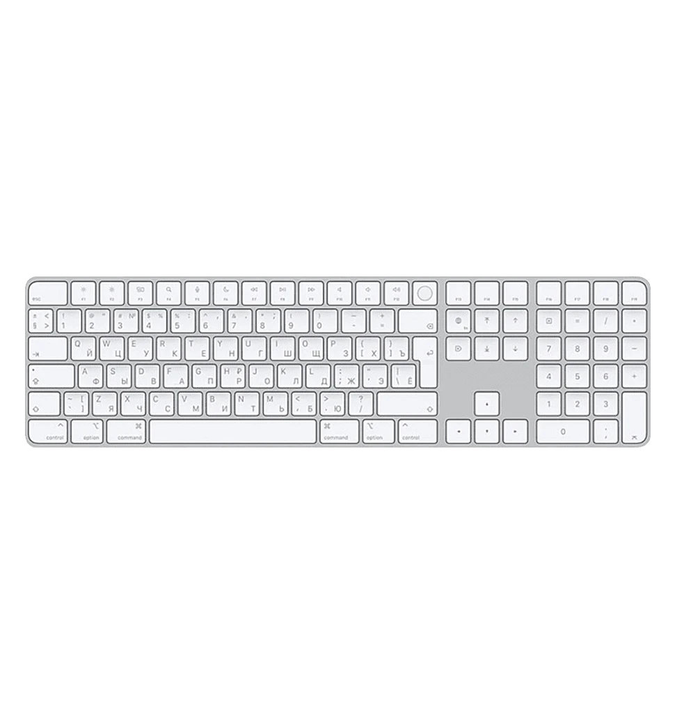 Клавіатура Magic Keyboard with Touch ID and Numeric Keypad for Mac Apple Silicon (MK2C3)