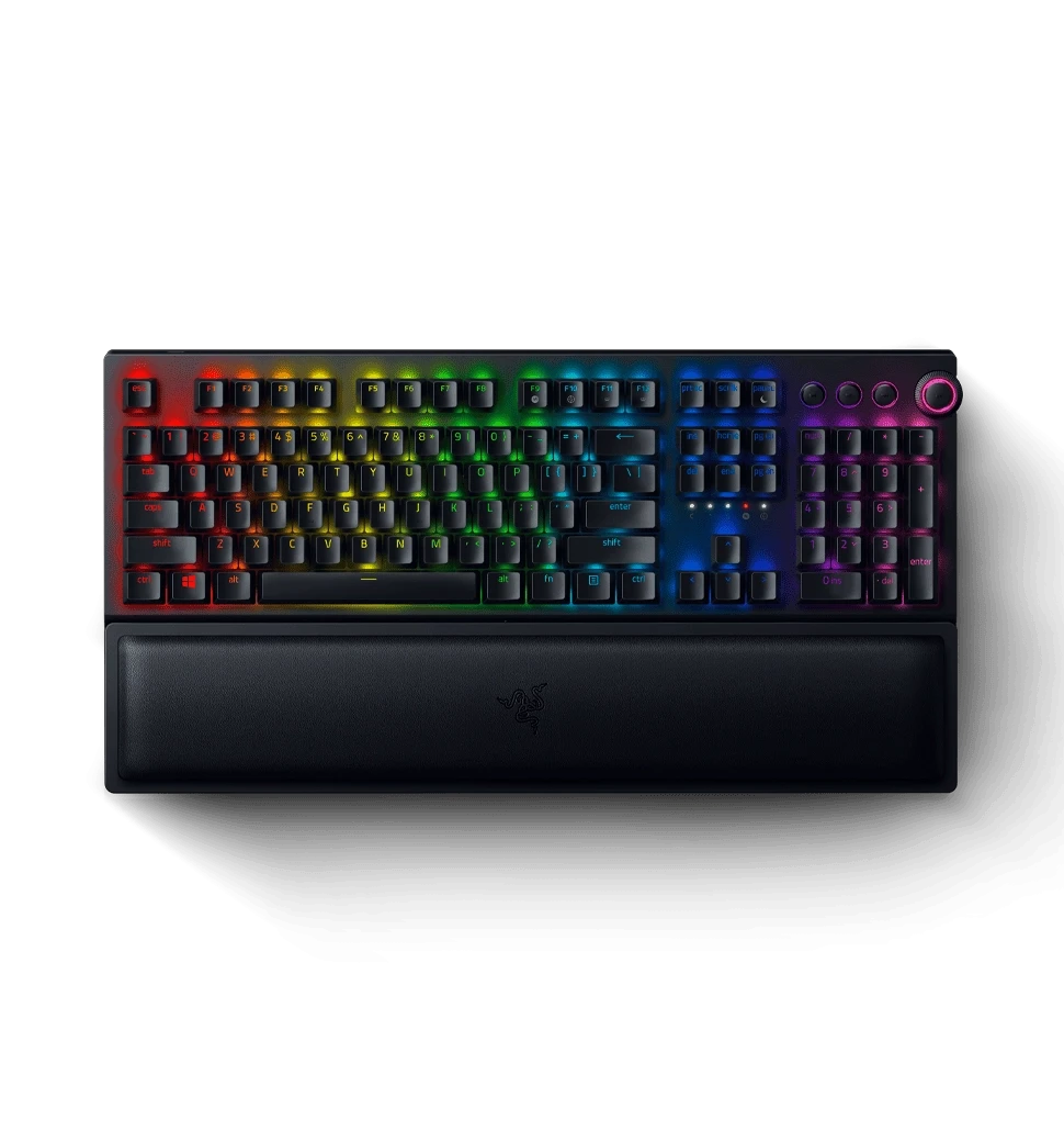 Клавіатура механічна RAZER BlackWidow V3 PRO Wireless, RU (RZ03-03530800-R3R1)