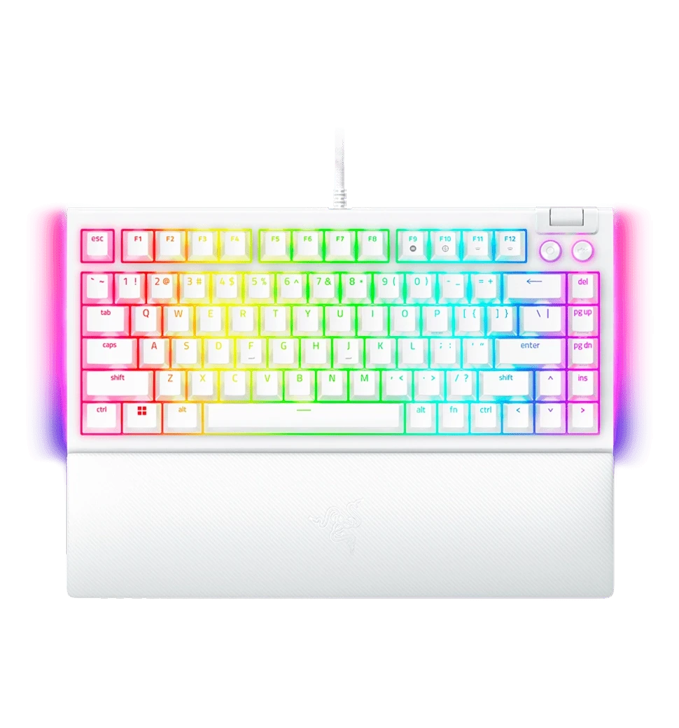 Клавіатура механічна RAZER BlackWidow V4 75%, White (RZ03-05001700-R3M1)