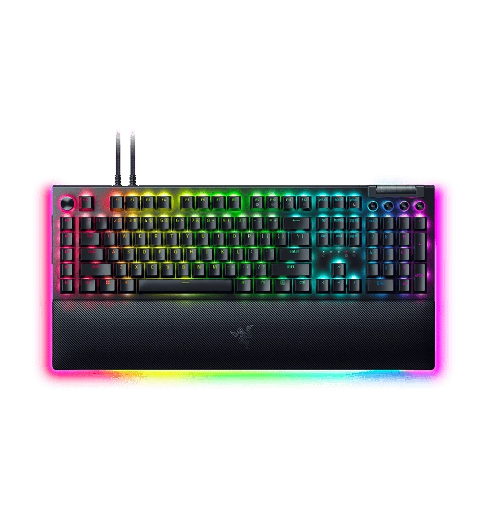 Клавіатура механічна RAZER BlackWidow V4 PRO Wireless, Yellow Switch (RZ03-04681800-R3M1)