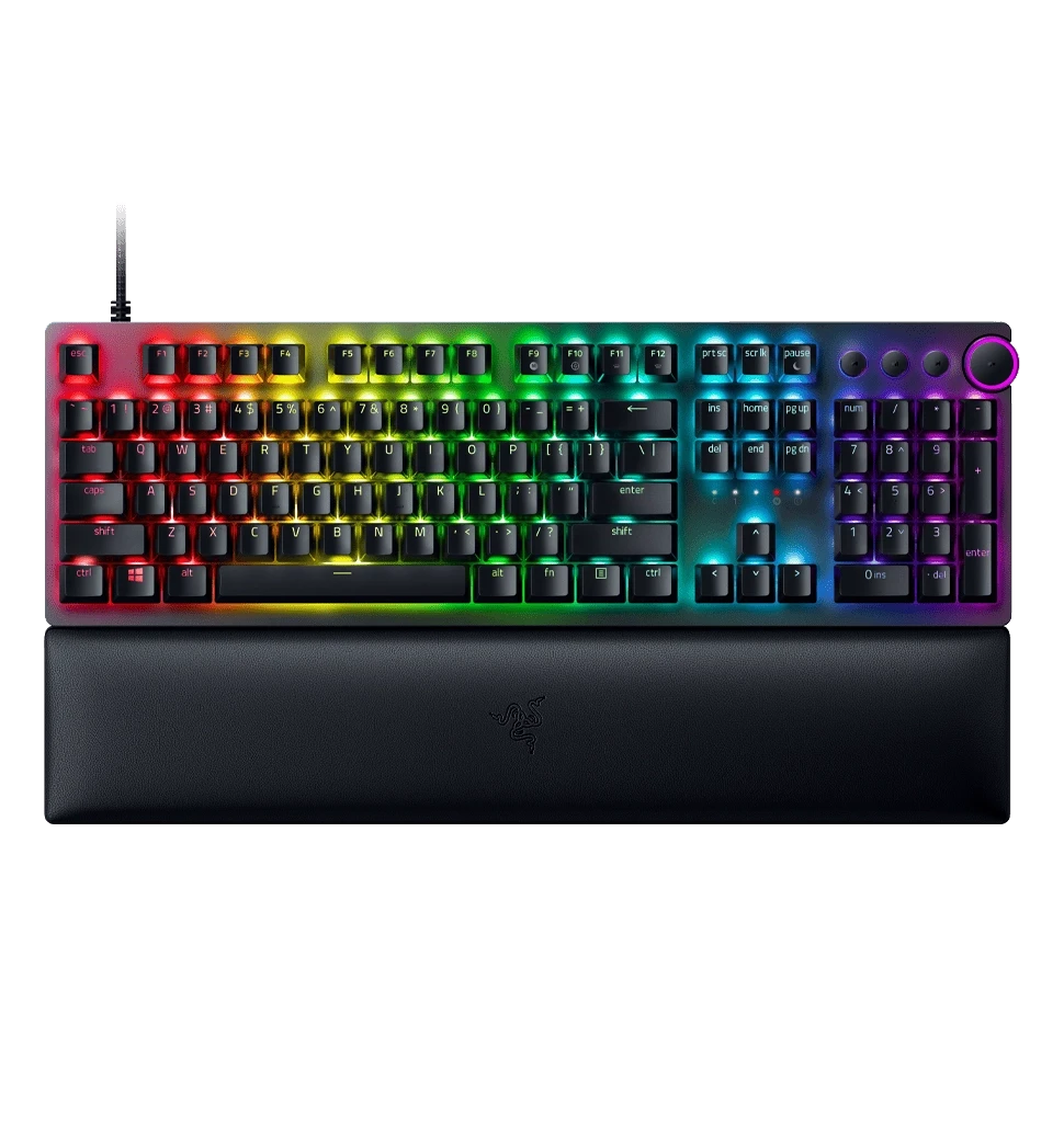 Клавіатура механічна RAZER Huntsman V2, Purple Optical switch, RU (RZ03-03931300-R3R1)