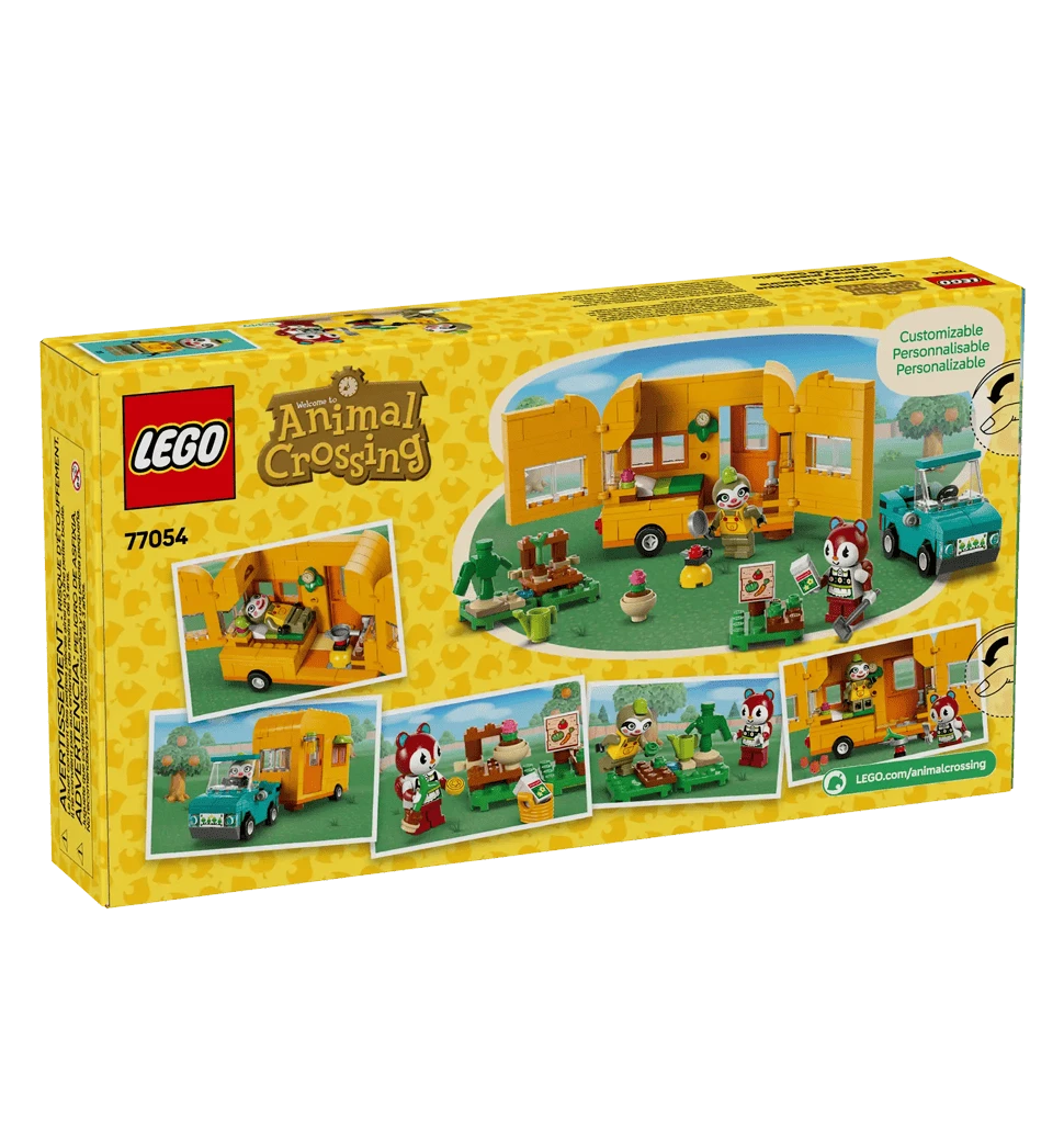 Конструктор LEGO Animal Crossing Садова крамниця і караван, що належать Leif