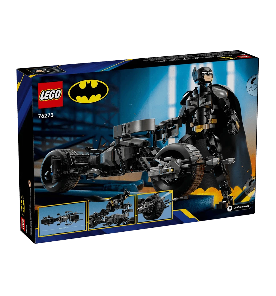Конструктор LEGO Batman Фигурка Бэтмена для сборки и бетцикла