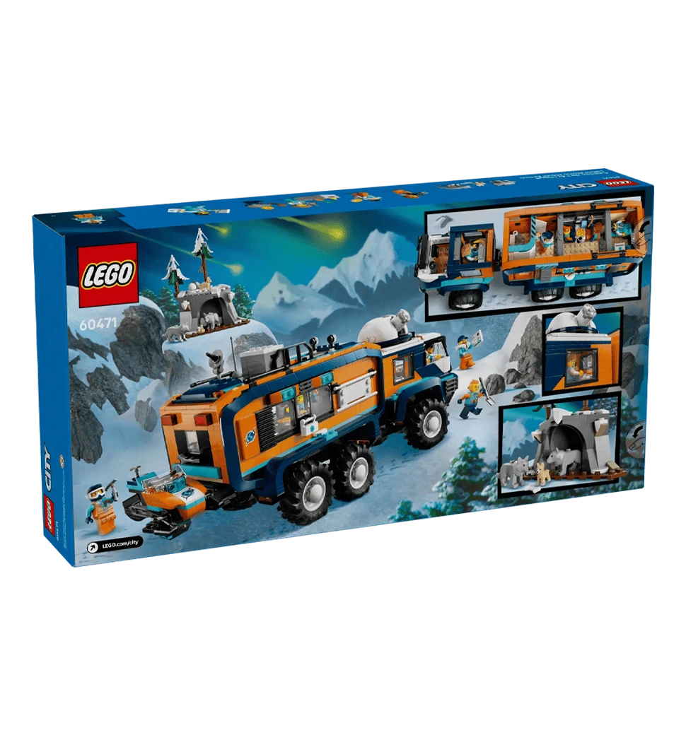 Конструктор LEGO City Арктична дослідницька вантажівка з науковою лабораторією