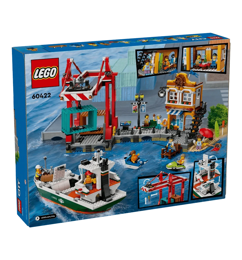 Конструктор LEGO City Морська гавань із вантажним судном