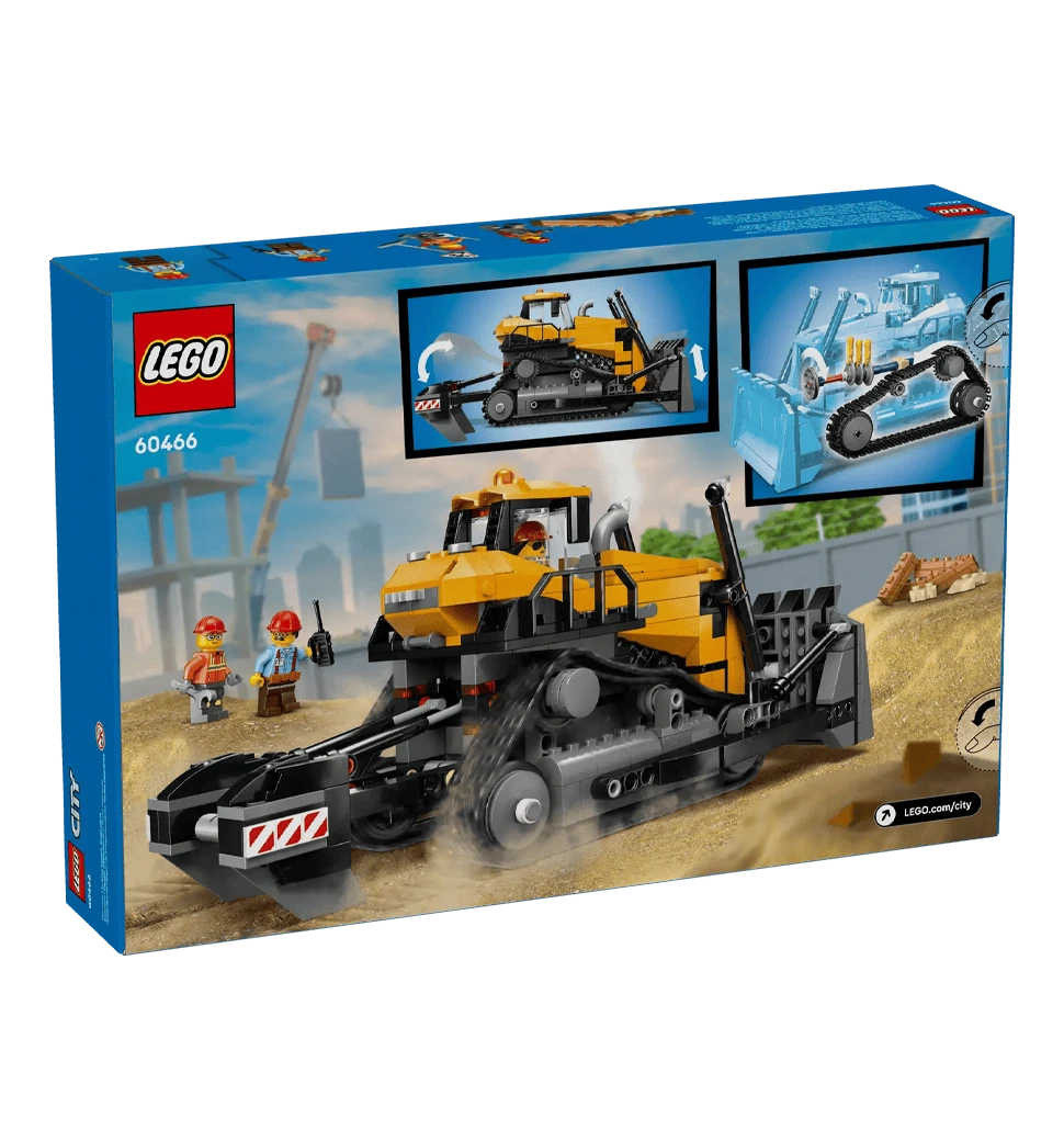 Конструктор LEGO City Жовтий бульдозер