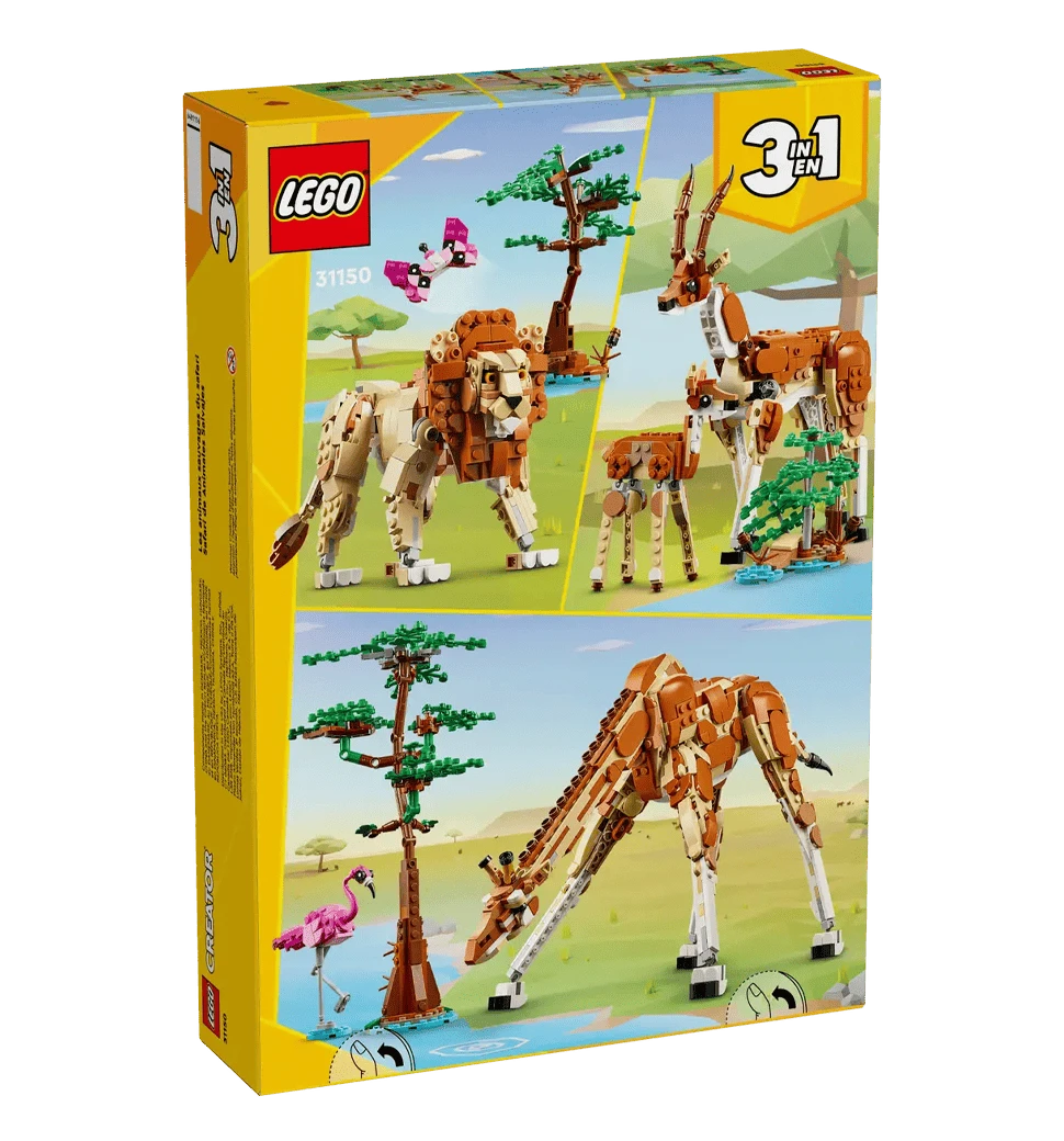 Конструктор LEGO Creator Дикі тварини сафарі