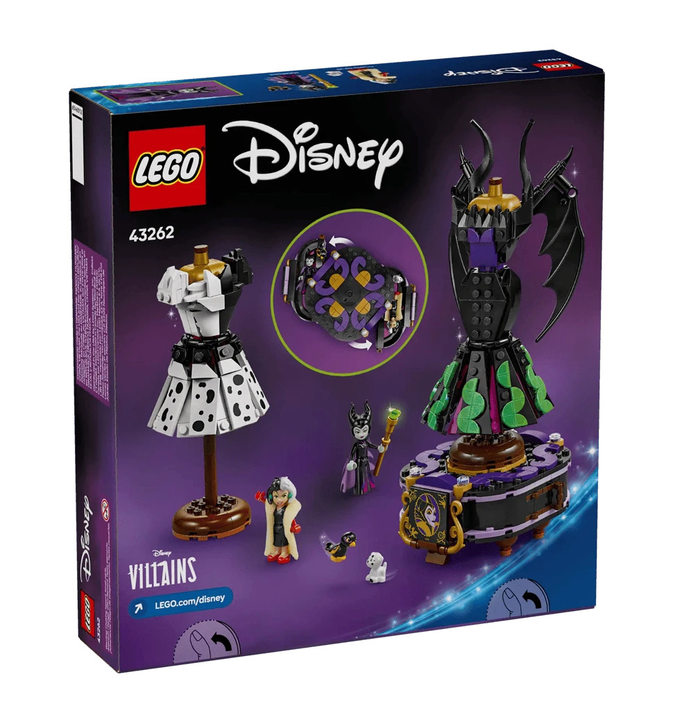 Конструктор LEGO Disney Classic Сукні Малефісенти та Лютелли де Віль