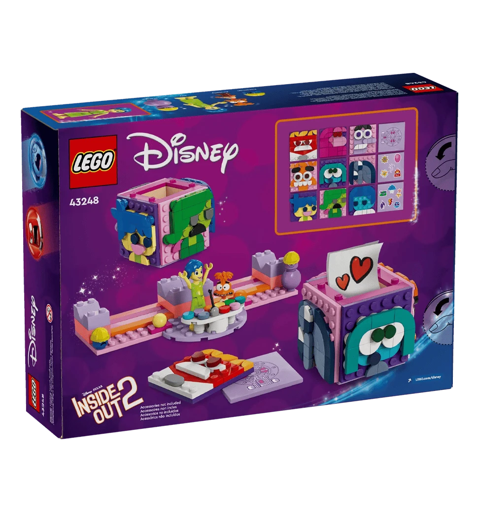 Конструктор LEGO Disney Кубики емоцій із Думками навиворіт 2 від Pixar