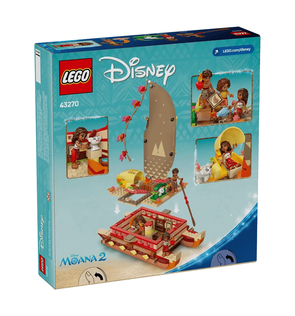 Конструктор LEGO Disney Princess Пригодницьке каное Ваяни