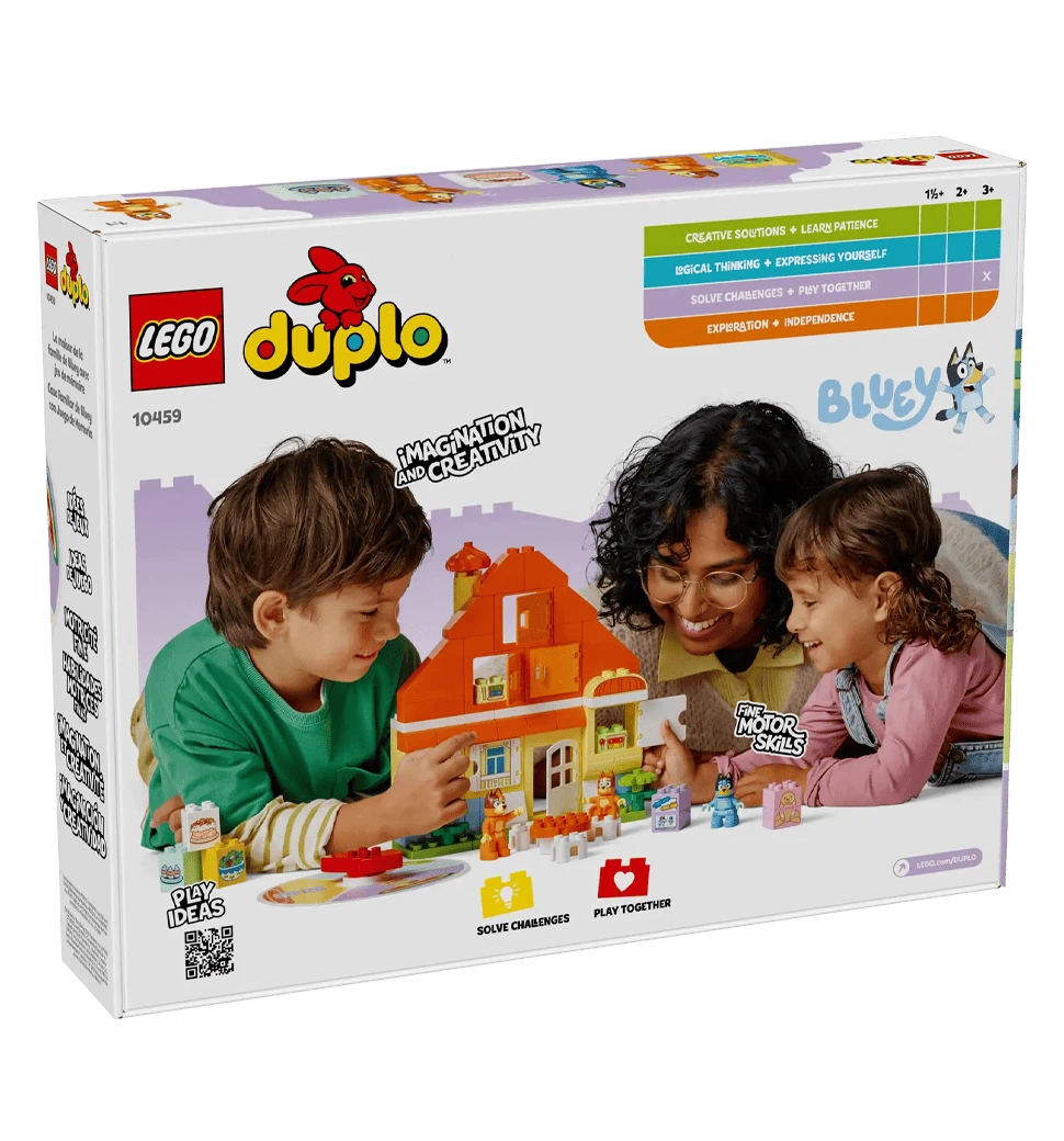 Конструктор LEGO DUPLO Bluey Семейный дом Блуи с игрой на запоминание