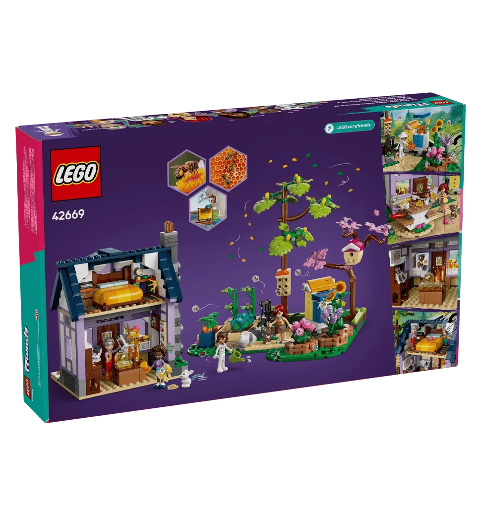 Конструктор LEGO Friends Будиночок і квітник бджолярів