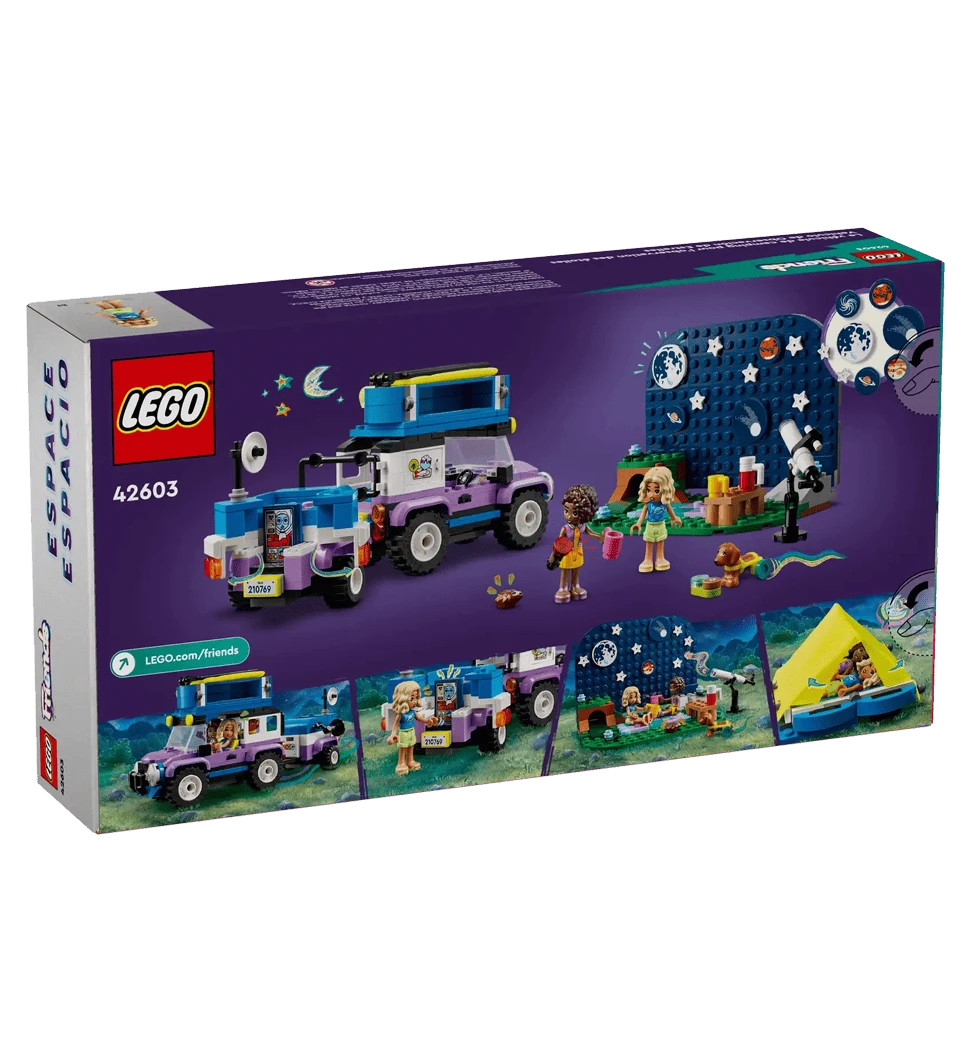 Конструктор LEGO Friends Кемпінговий автомобіль для спостереження за зірками