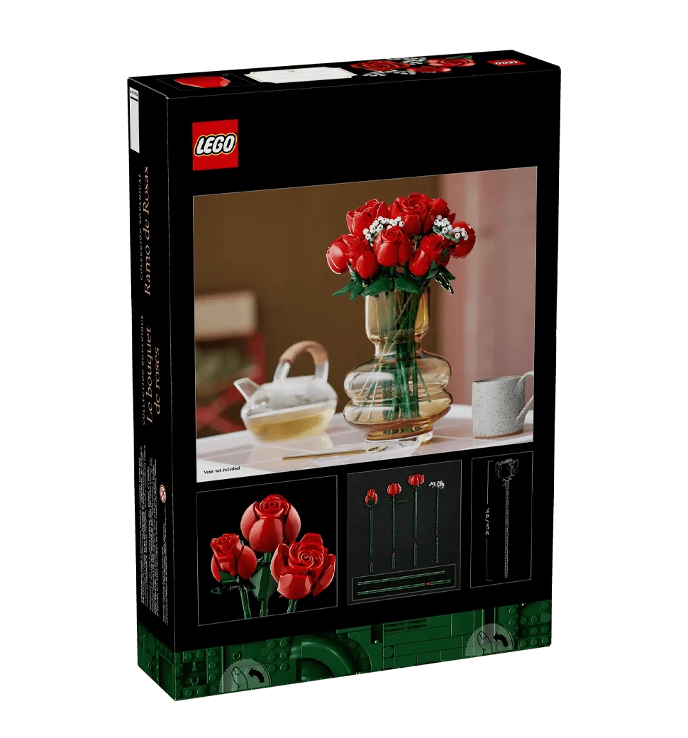Конструктор LEGO Icons Botanicals Букет троянд