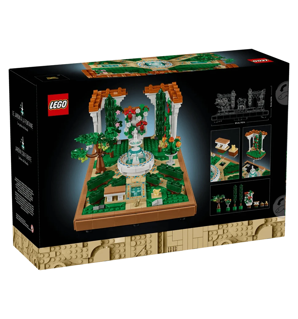 Конструктор LEGO Icons Сад фонтанів
