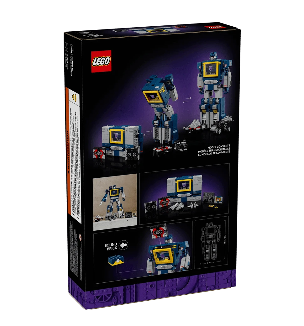 Конструктор LEGO Icons Transformers: Саундвейв