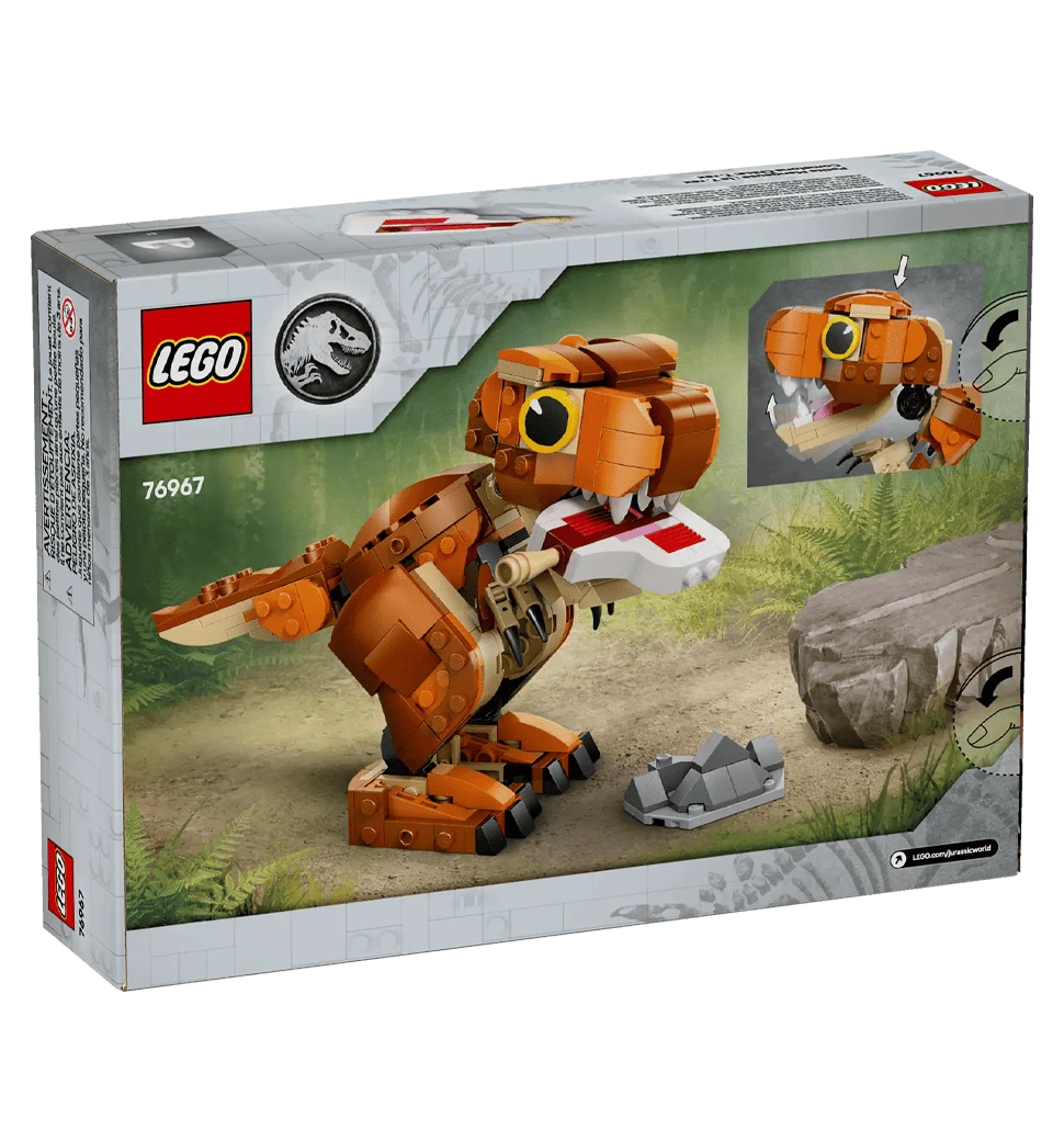 Конструктор LEGO Jurassic World Little Eatie: тиранозавр