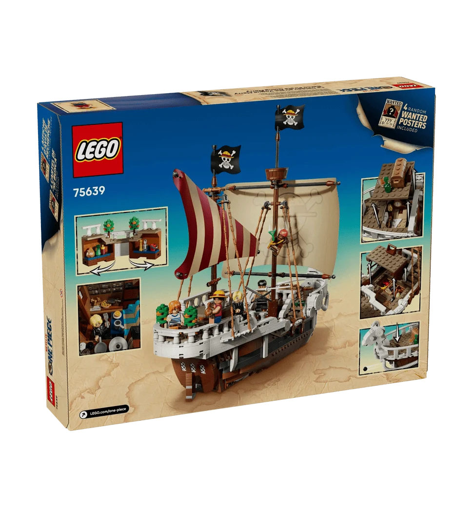 Конструктор LEGO ONE PIECE Пиратский корабль «Вездеходный Мерри»