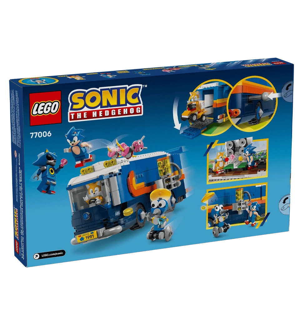 Конструктор LEGO Sonic Sonic та командна вантажівка