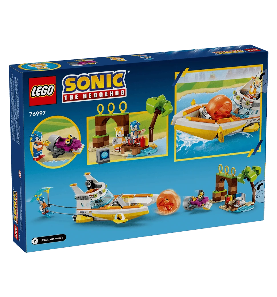 Конструктор LEGO Sonic the Hedgehog Човен із «Пригод Тейлза»