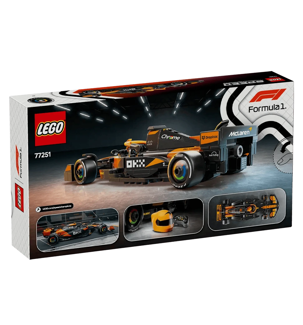 Конструктор LEGO Speed Champions Автомобіль для перегонів McLaren F1® Team MCL38