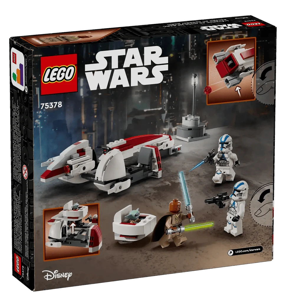 Конструктор LEGO STAR WARS Побег на BARC спидере V29