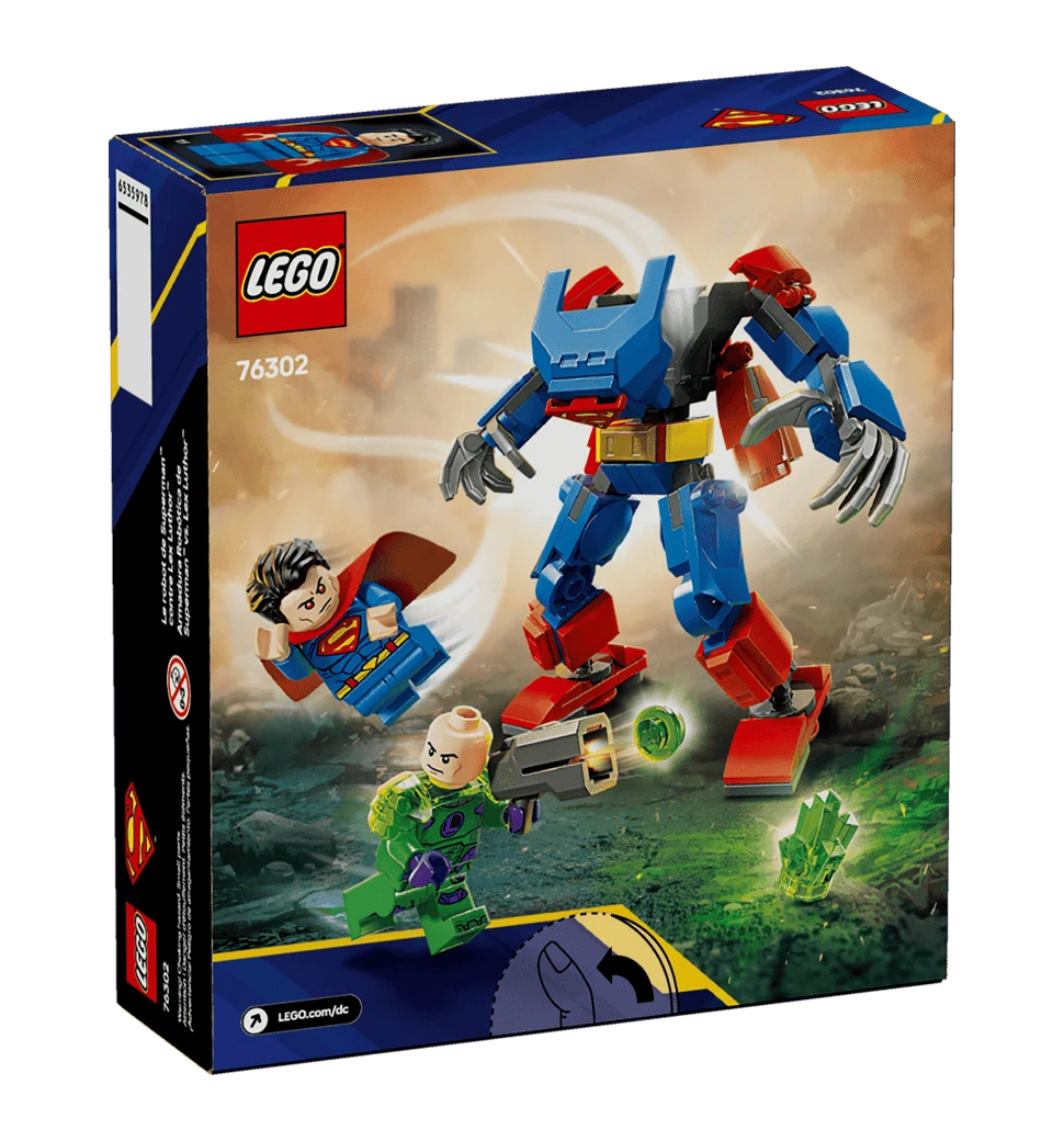 Конструктор LEGO Super Heroes Супермен-робот против Лекса Лютора