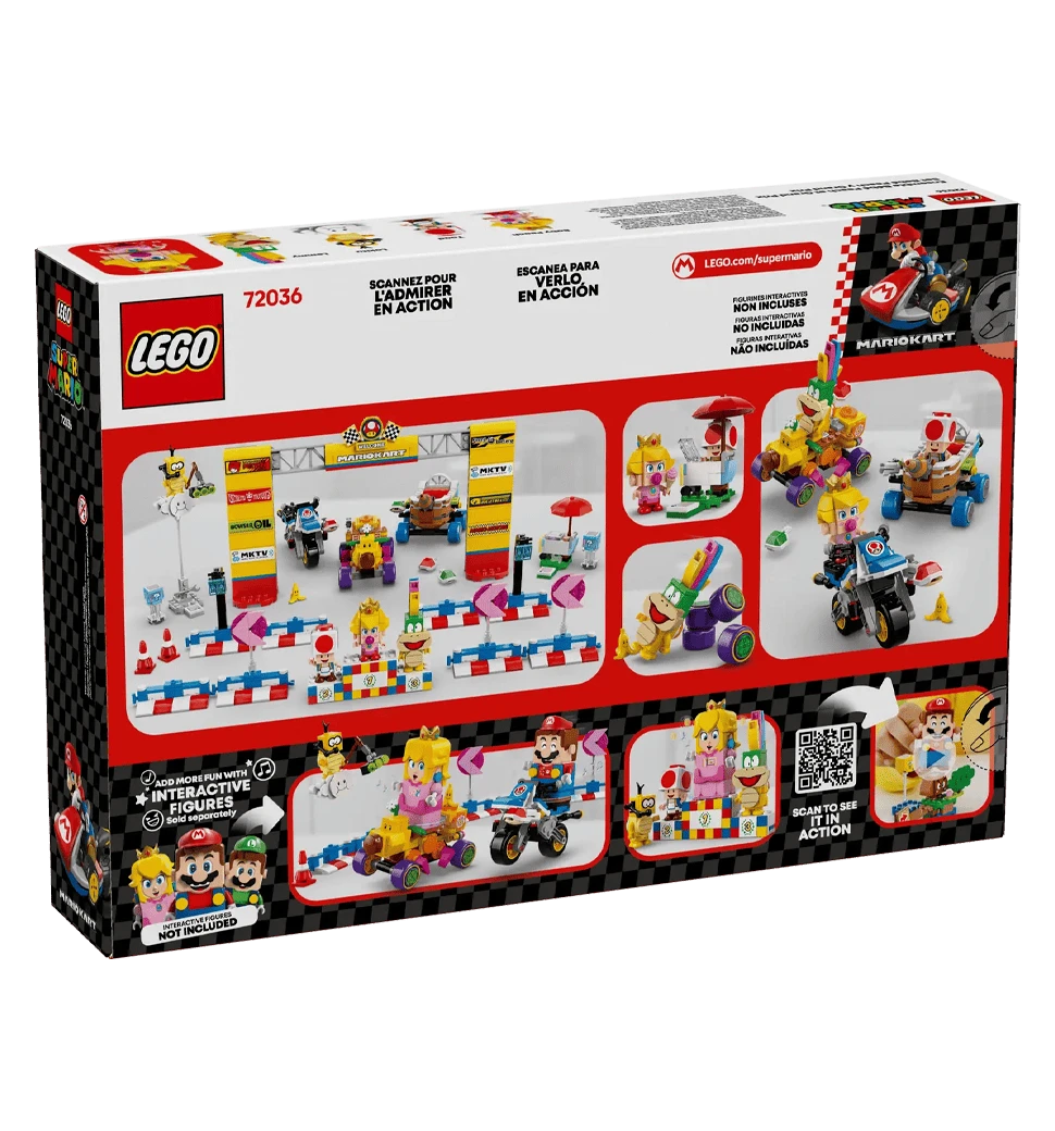 Конструктор LEGO Super Mario Mario Kart – Baby Peach & Grand Prix. Набір