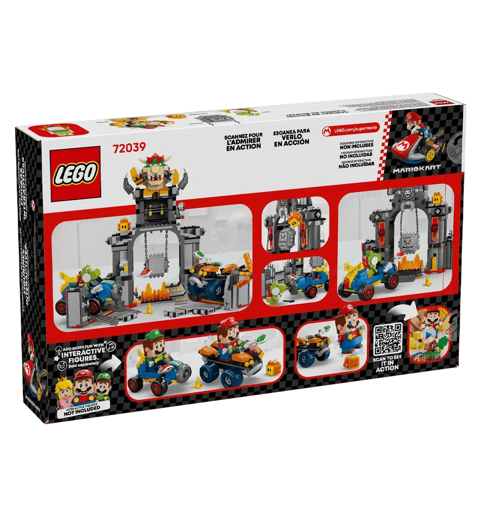 Конструктор LEGO Super Mario Mario Kart – Bowser та його замок